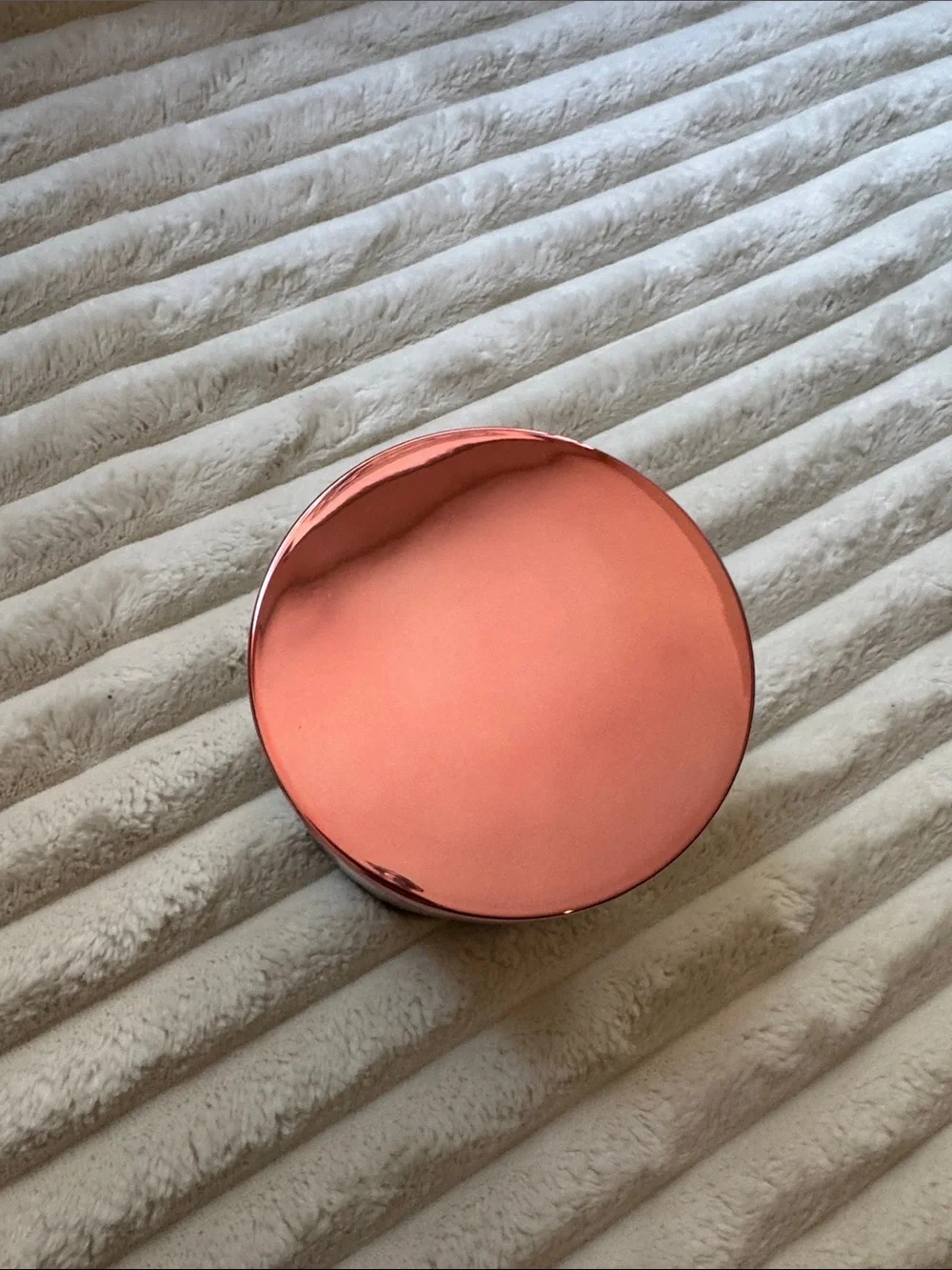 Manna Kadar Relax - Champagne Charcoal Sugar Scrub - Rose Gold Lid NWT